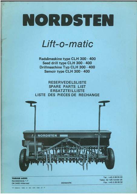 Nordsten Lift O Matic Manual
